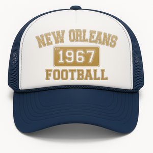 New Orleans LA Football Est 1967 Classic Logo Trucker Hat