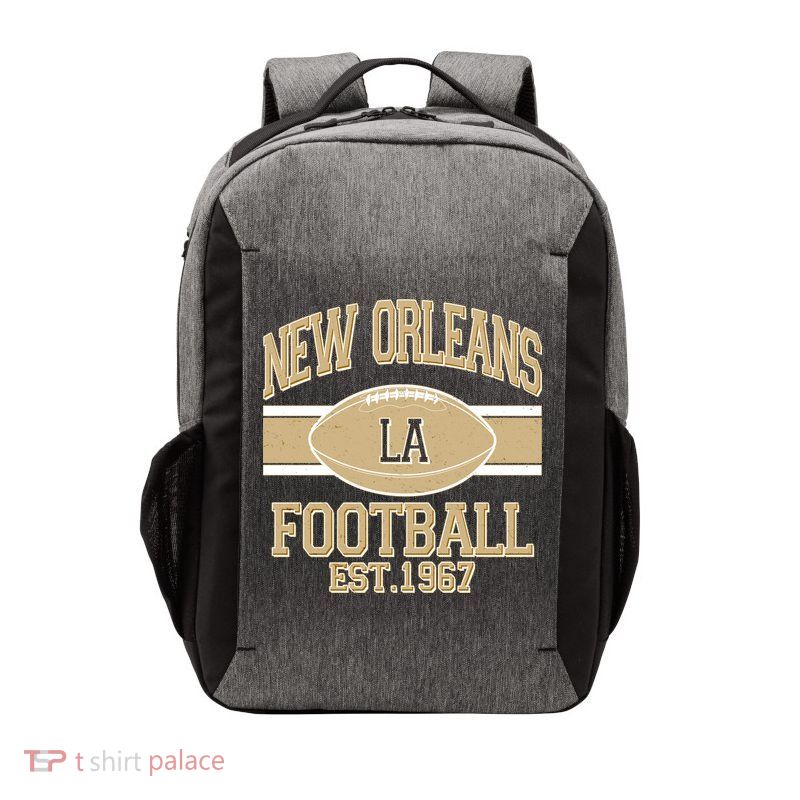 New Orleans LA Football Vintage Sports Logo Vector Backpack