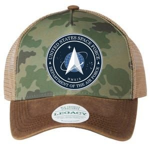 New United States Space Force Logo 2020 Legacy Tie Dye Trucker Hat