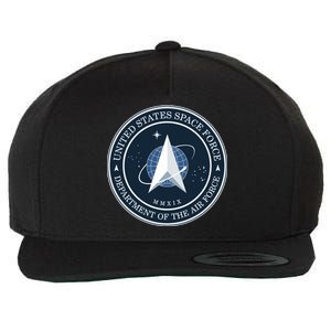 New United States Space Force Logo 2020 Wool Snapback Cap