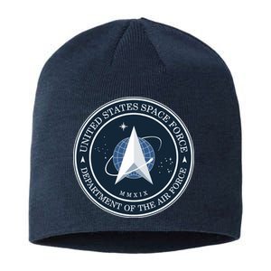 New United States Space Force Logo 2020 Sustainable Beanie