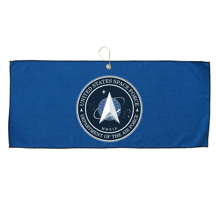 New United States Space Force Logo 2020 Large Microfiber Waffle Golf Towel