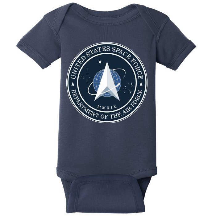 New United States Space Force Logo 2020 Baby Bodysuit