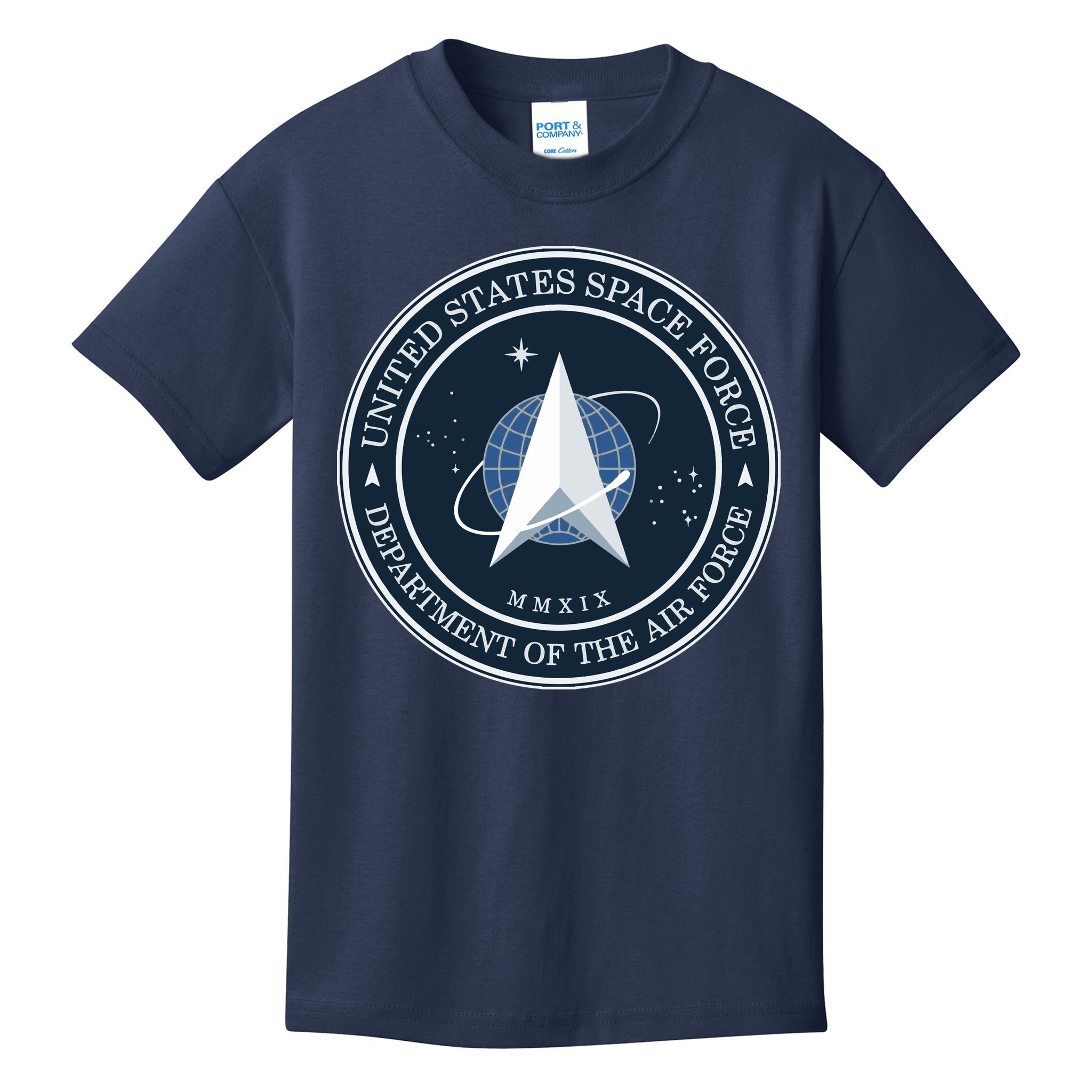 New United States Space Force Logo 2020 Kids T-Shirt