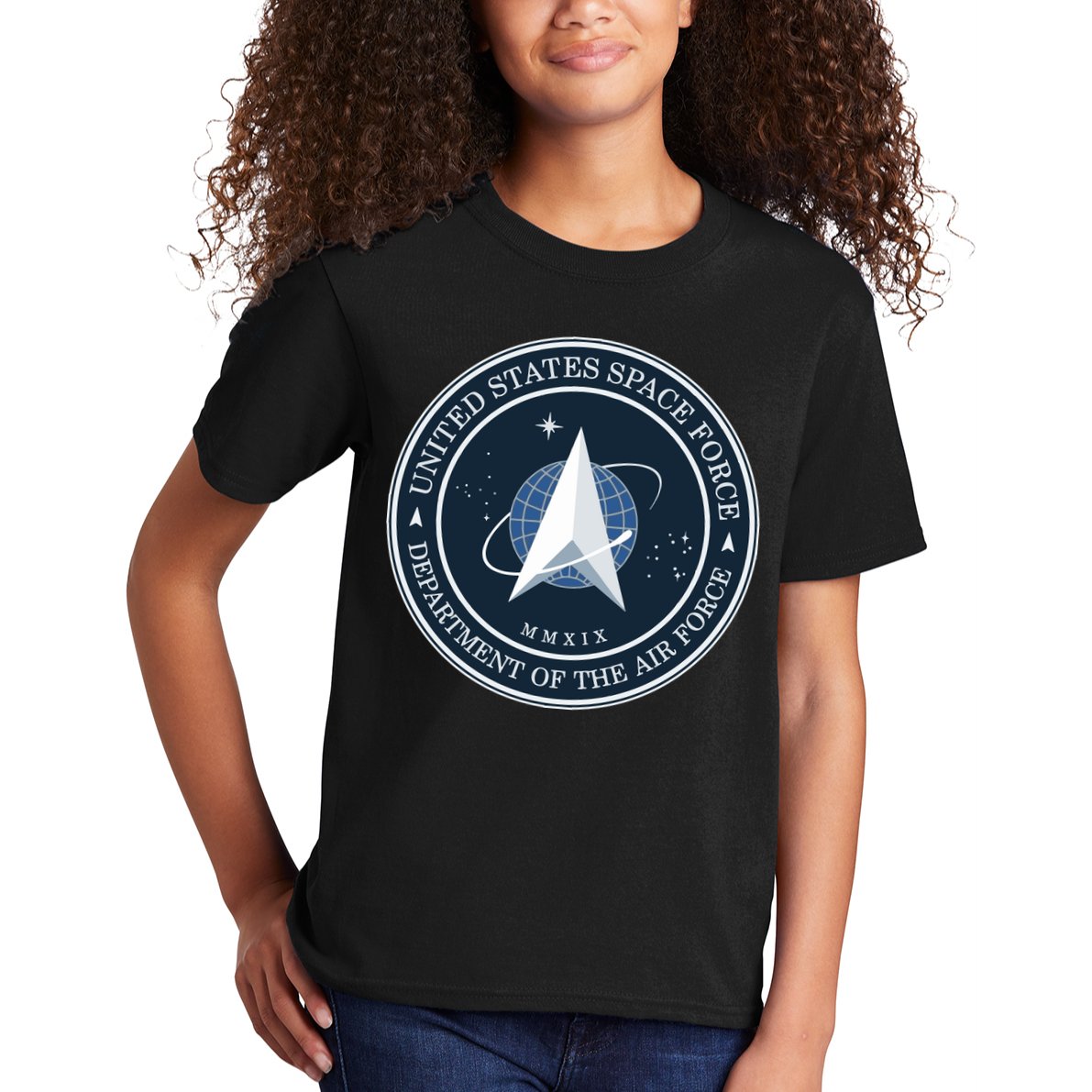 New United States Space Force Logo 2020 Kids T-Shirt