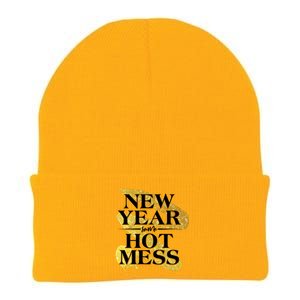 New Year Same Hot Mess Knit Cap Winter Beanie