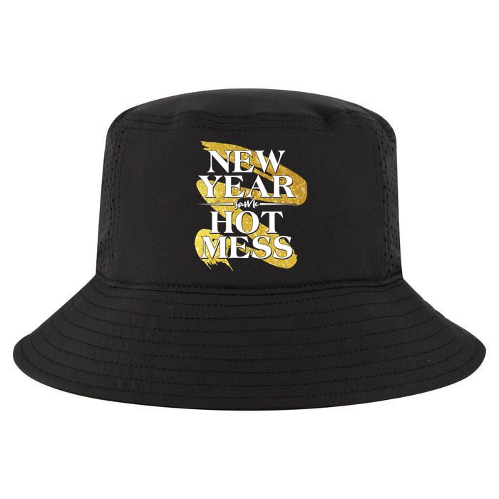 New Year Same Hot Mess Cool Comfort Performance Bucket Hat
