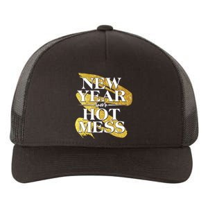 New Year Same Hot Mess Yupoong Adult 5-Panel Trucker Hat