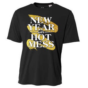 New Year Same Hot Mess Cooling Performance Crew T-Shirt