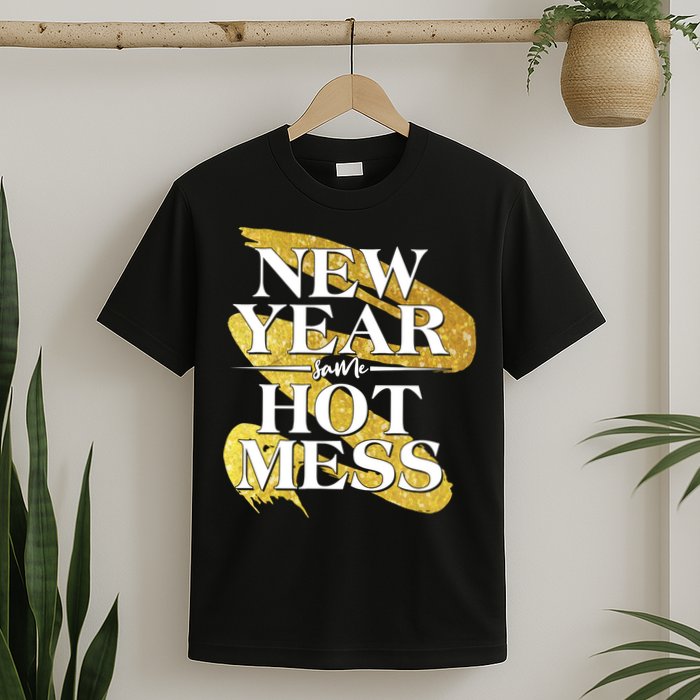 New Year Same Hot Mess T-Shirt