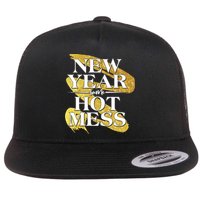 New Year Same Hot Mess Flatbill Hat