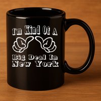 New York Big Deal 11oz C Handle Ceramic Mug