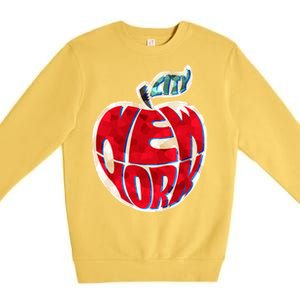 New York City Big Apple Premium Crewneck Sweatshirt