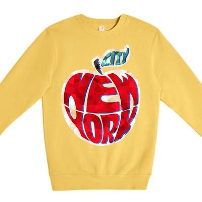 New York City Big Apple Premium Crewneck Sweatshirt