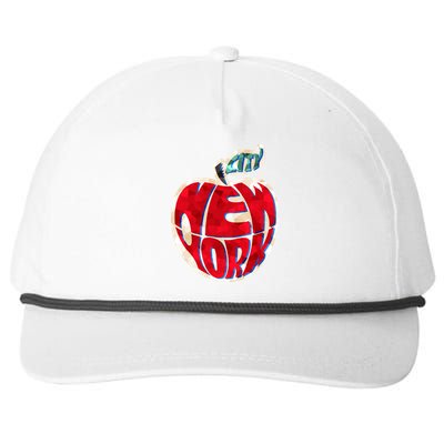 New York City Big Apple Snapback Five-Panel Rope Hat