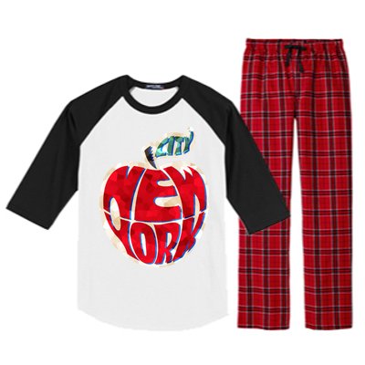 New York City Big Apple Raglan Sleeve Pajama Set