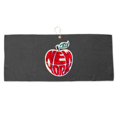 New York City Big Apple Large Microfiber Waffle Golf Towel