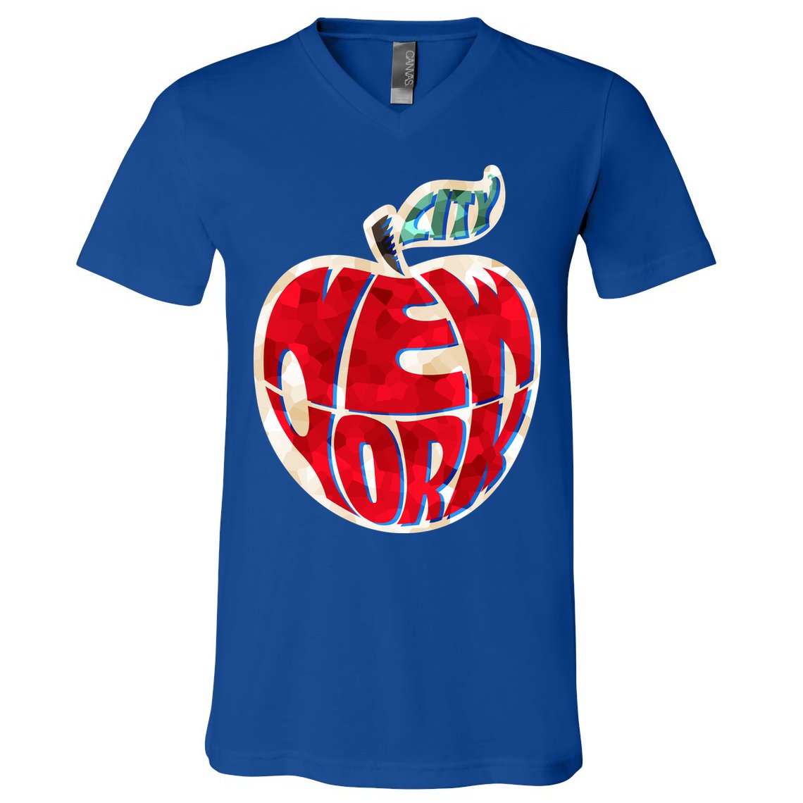 New York City Big Apple V-Neck T-Shirt