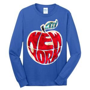 New York City Big Apple Tall Long Sleeve T-Shirt