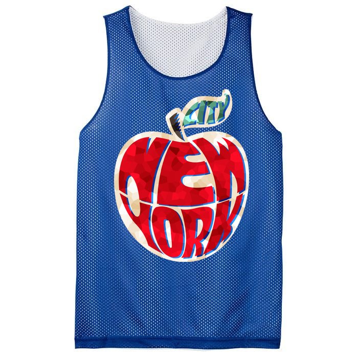 New York City Big Apple Mesh Reversible Basketball Jersey Tank