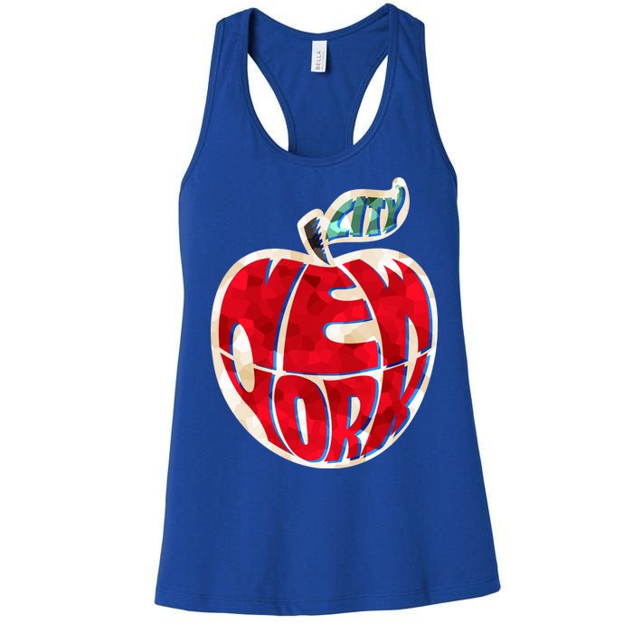 New York City Big Apple Women's Racerback Tank