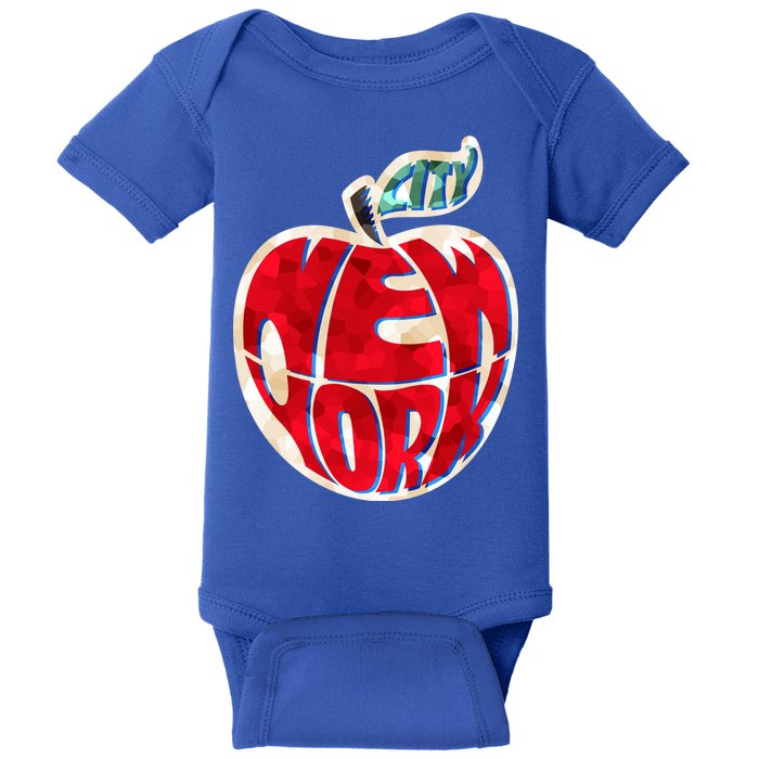 New York City Big Apple Baby Bodysuit