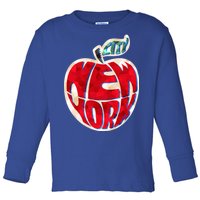 New York City Big Apple Toddler Long Sleeve Shirt