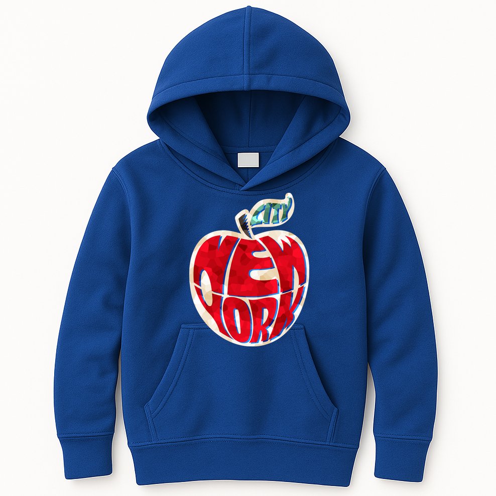 New York City Big Apple Kids Hoodie