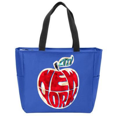 New York City Big Apple Zip Tote Bag