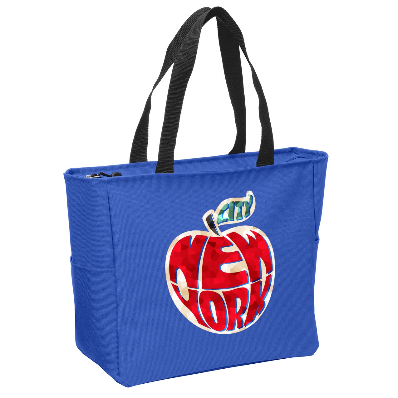 New York City Big Apple Zip Tote Bag