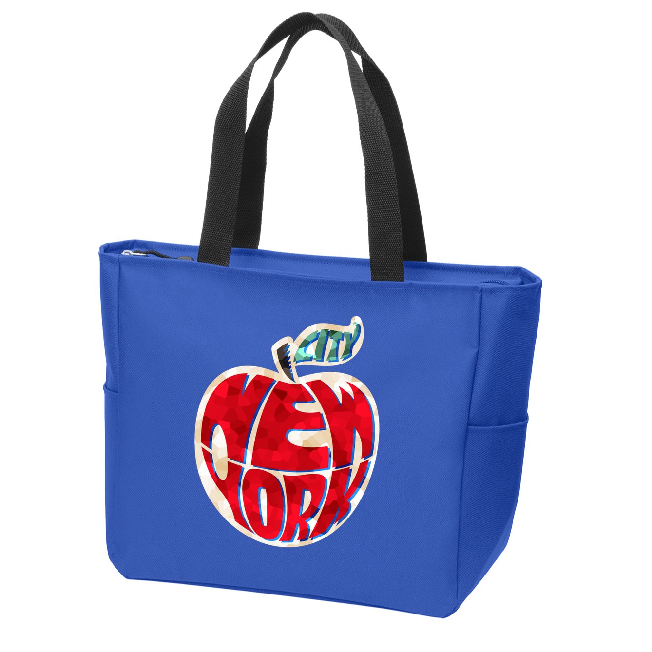 New York City Big Apple Zip Tote Bag