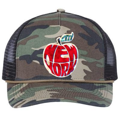 New York City Big Apple Retro Rope Trucker Hat Cap