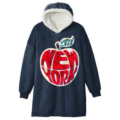 New York City Big Apple Hooded Wearable Blanket