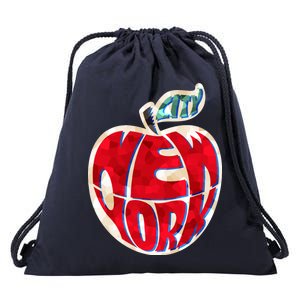 New York City Big Apple Drawstring Bag