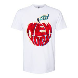 New York City Big Apple Softstyle CVC T-Shirt