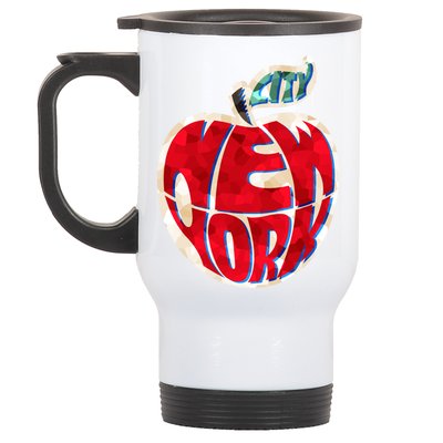 New York City Big Apple Stainless Steel Travel Mug