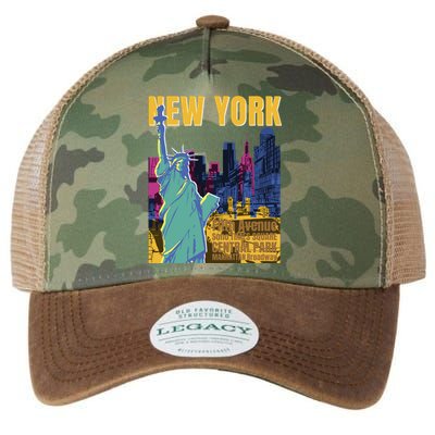 New York City Liberty Statue Legacy Tie Dye Trucker Hat