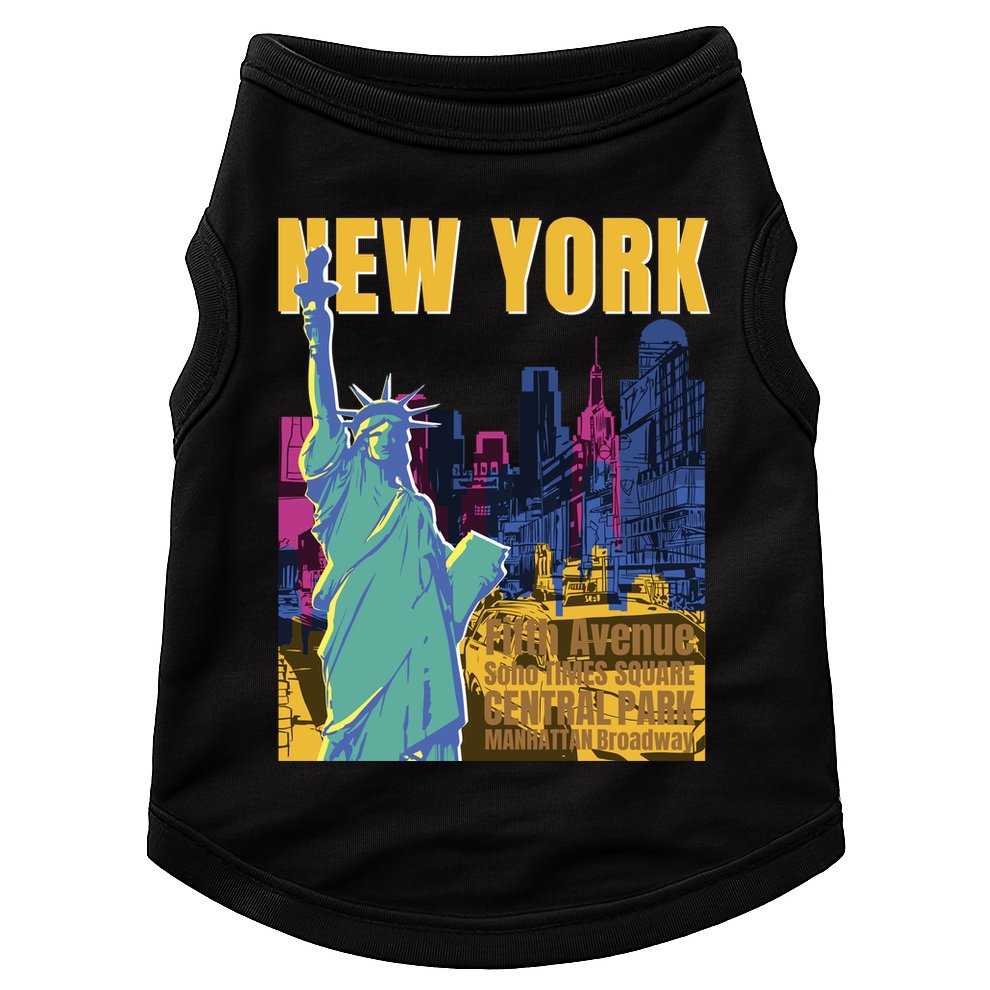 New York City Liberty Statue Doggie Tank