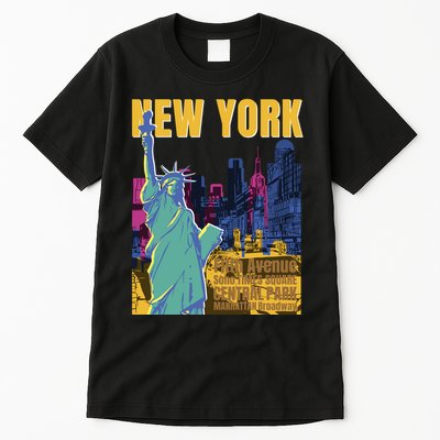 New York City Liberty Statue Tall T-Shirt