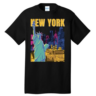 New York City Liberty Statue Tall T-Shirt