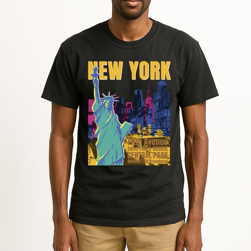New York City Liberty Statue Tall T-Shirt