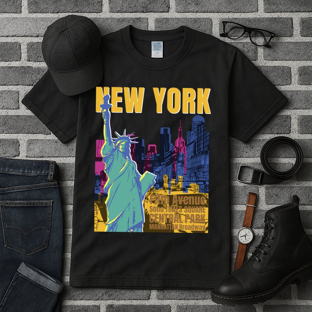 New York City Liberty Statue Tall T-Shirt