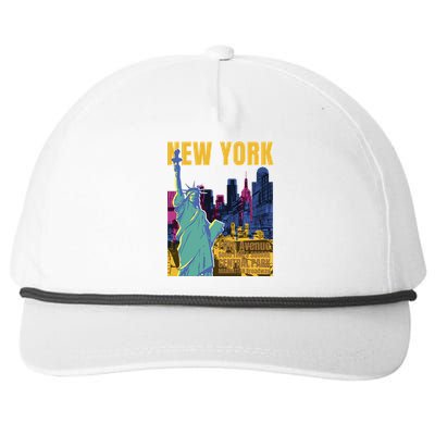 New York City Liberty Statue Snapback Five-Panel Rope Hat