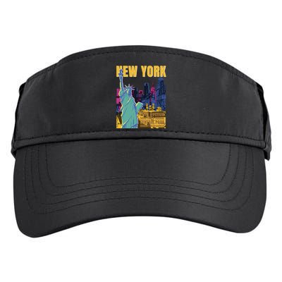 New York City Liberty Statue Adult Drive Performance Visor