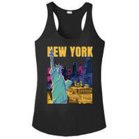 New York City Liberty Statue Ladies PosiCharge Competitor Racerback Tank