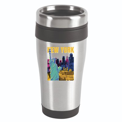 New York City Liberty Statue 16oz Travel Tumbler