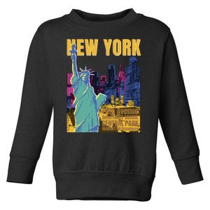 New York City Liberty Statue Toddler Sweatshirt