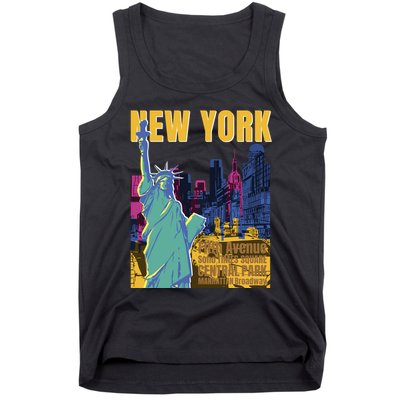 New York City Liberty Statue Tank Top