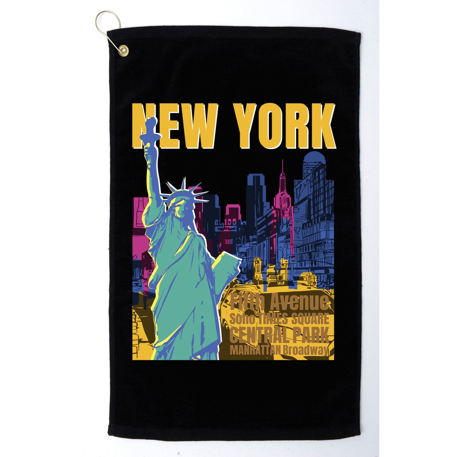 New York City Liberty Statue Golf Towel