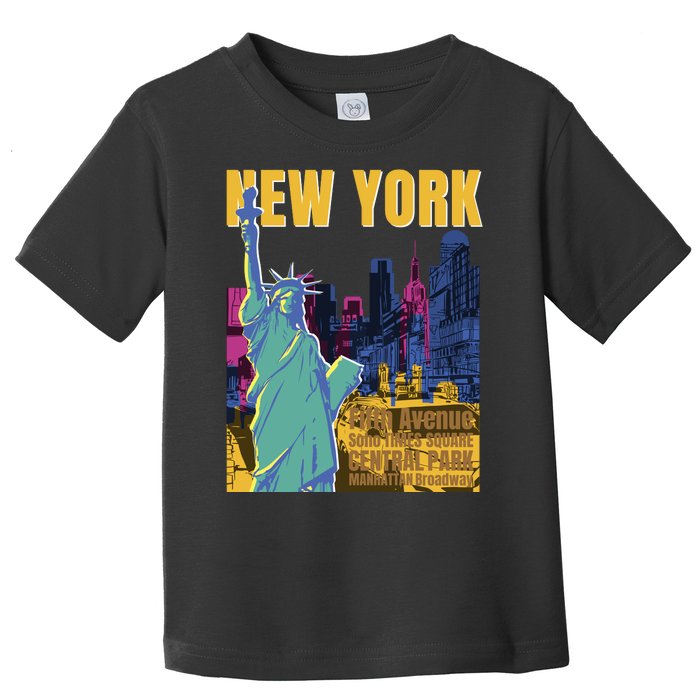 New York City Liberty Statue Toddler T-Shirt